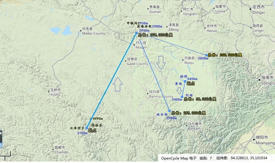 3100m--2950m  2980m--2900m   3450m--3400m  德格--玛沁   茨哈---麻尔曲 ---白龙江  贾曲--阿曲.jpg