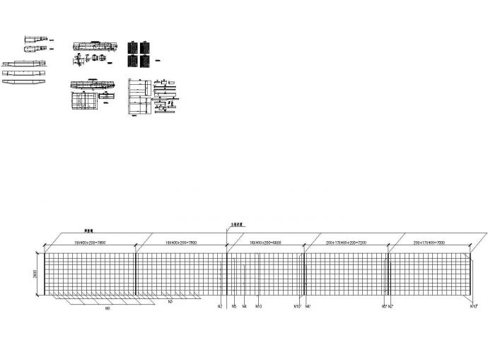 独塔双索面自锚式悬索桥设计施工图CAD（605张）_图1
