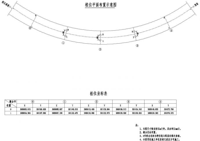 预应力T型互通匝道桥设计施工图（现浇箱梁花瓶式桥墩）_图1