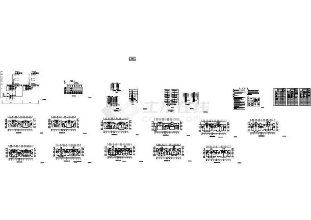 某9层住宅楼电气设计施工图-图一