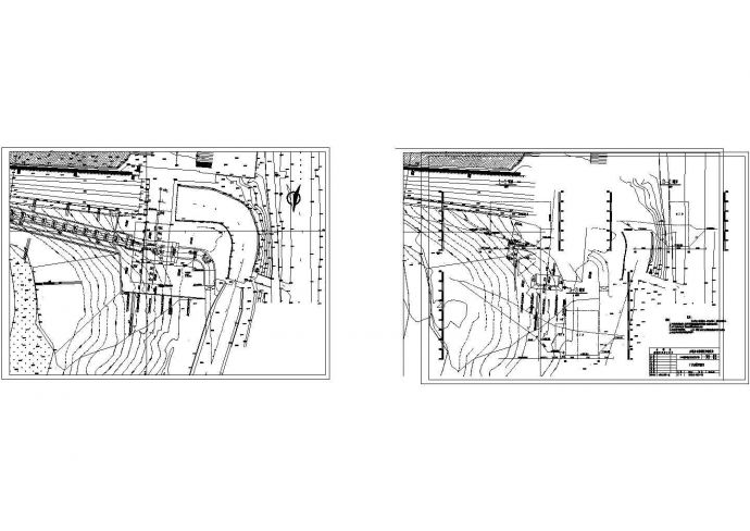 厂房设计_南方某地景区水电站厂房cad施工设计cad图纸（全套）_图1
