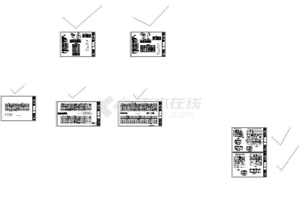 北京某居住项目住宅楼暖通设计图-图一