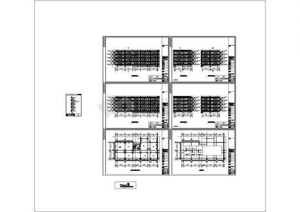 办公楼设计_五层办公楼玻璃幕墙工程施工图（含幕墙计算书节能计算书）-图一