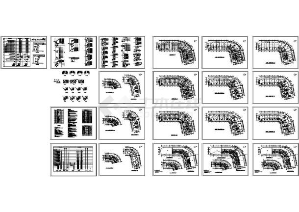 高层住宅楼电气施工图（含办公商业）CAD-图一