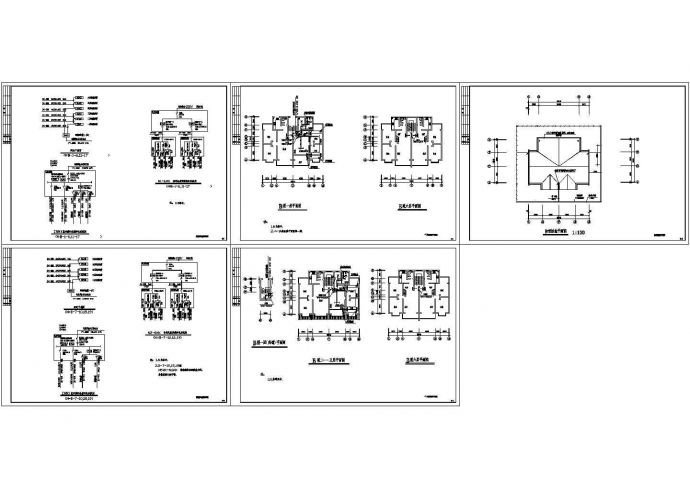 多层住宅楼电气配电详细设计施工图_图1