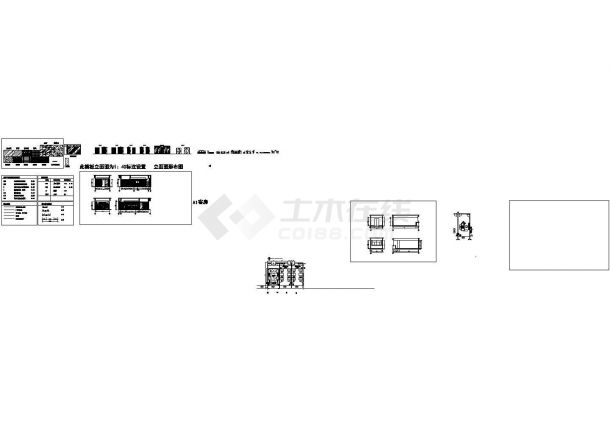 [海南]生态高档社区尊贵商务会所装修设计施工图CAD-图一