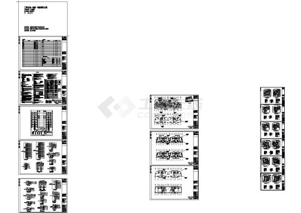 海南大型地产高档住宅小区建筑群全套电气施工图（含总图、二次原理图）-图二