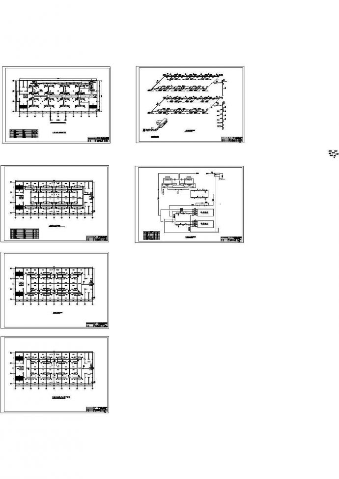[北京]多层商场综合楼空调通风及采暖系统设计施工图（含计算书）CAD_图1