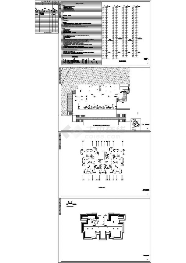 [福建]高层住宅楼及地下室通风排烟系统设计施工图CAD-图一