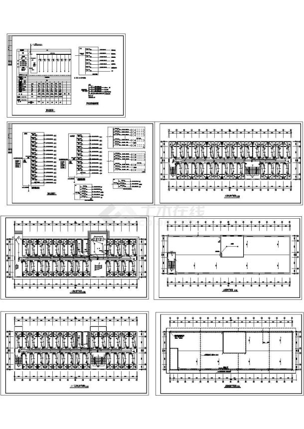 某高中公寓建筑电气设计图纸-图二