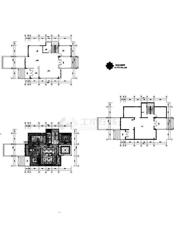 长沙三层豪宅别墅设计方案图-图二