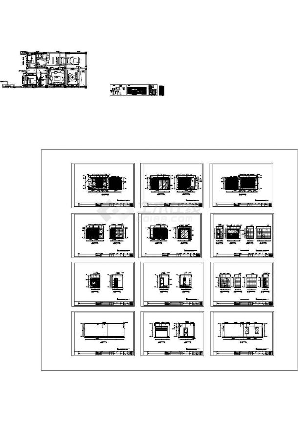  Interior decoration drawing of modern classical double deck villa - Figure 2
