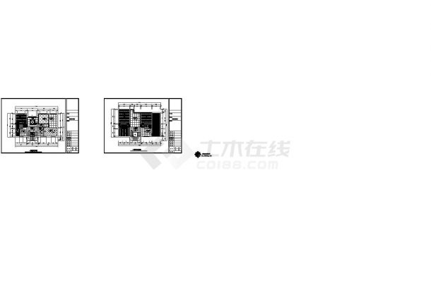  Interior decoration drawing of double deck new Chinese villa - Figure 1