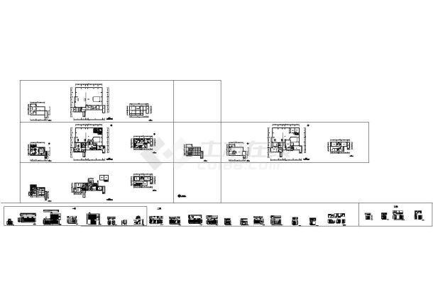 现代三层空中别墅室内装修图-图一