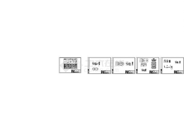 某配电工程四台XGN15-12型高压环网柜设计cad全套电气原理图（甲级院设计）-图一