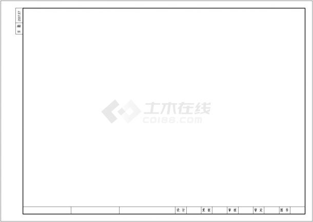 [黑龙江]预应力连续箱梁车行天桥设计cad施工图63张-图二