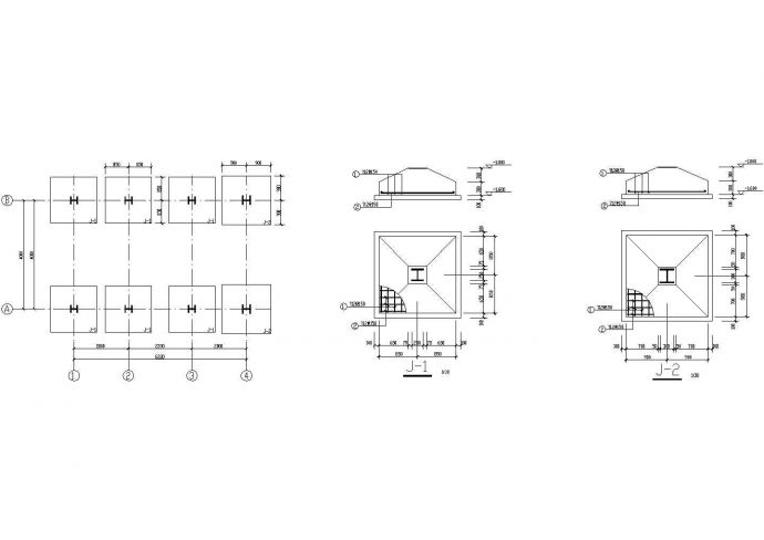 [施工图]综合楼至副井井口房联廊结构图(含PKPM计算文件)_图1
