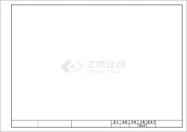 [安徽]预应力混凝土单跨简支梁桥附属工程施工图设计21张-图二