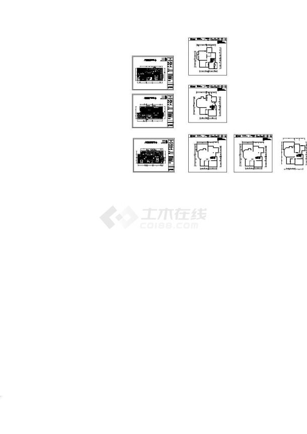 北京古典风格住宅装修设计施工图(含效果)-图一