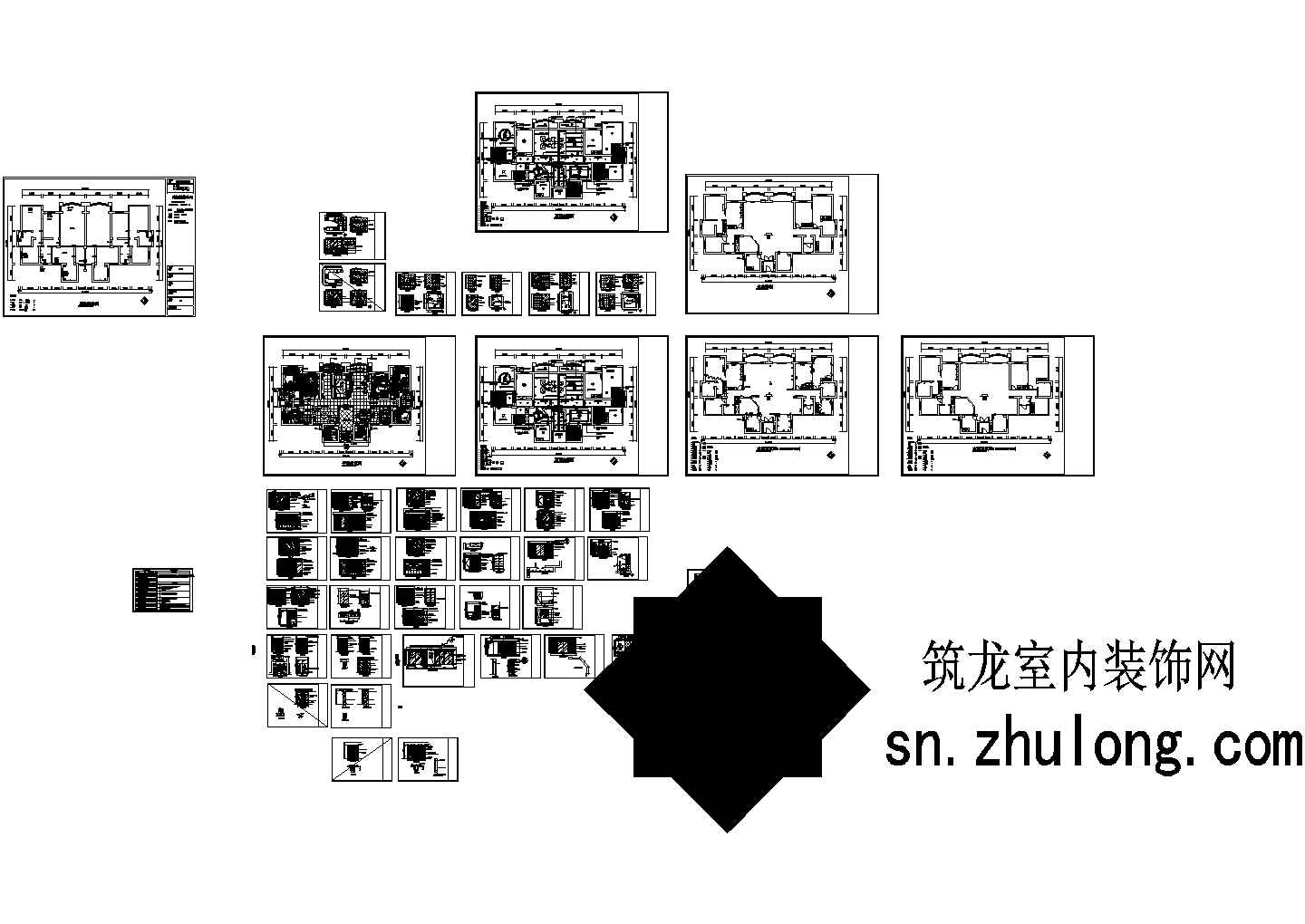 高档七居室装修图(含效果)