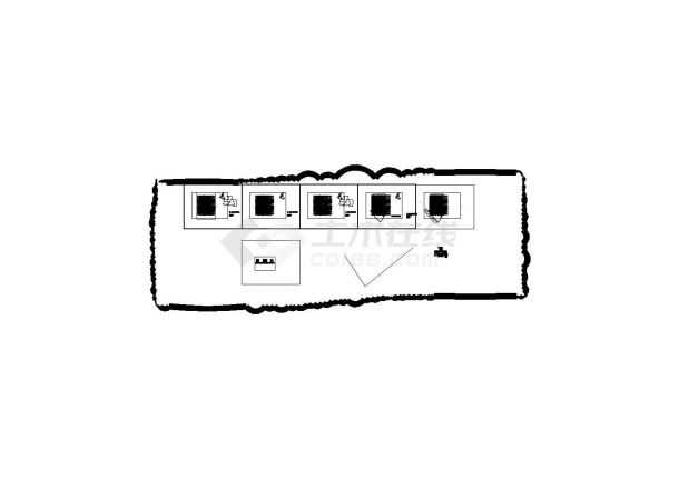 万科西城配套防空地下室全套施工图（建筑结构水暖电）-图二