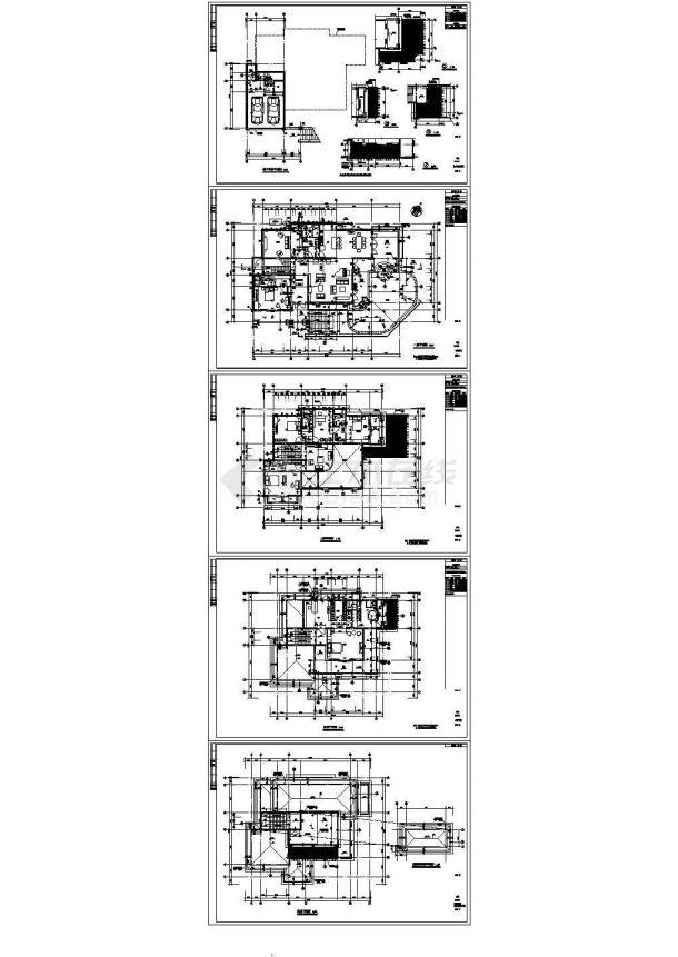 某半山海景住宅群（住宅及别墅）建筑方案文本及CAD扩初（含手绘图）-图二