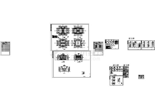 [广东]某棕榈园二期低层住宅建筑施工图-图二
