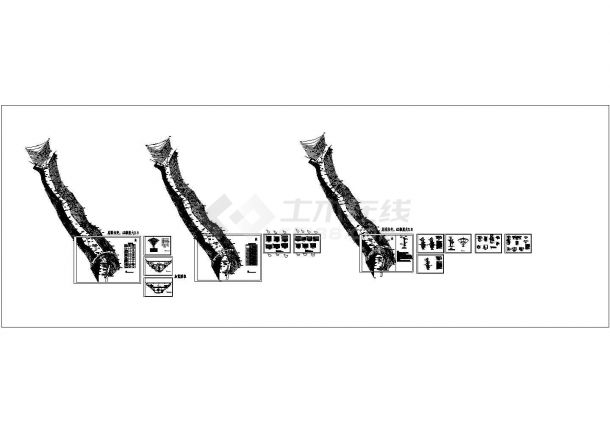 【南京】某地16米高单曲拱坝全套施工设计cad图纸（精品）-图一