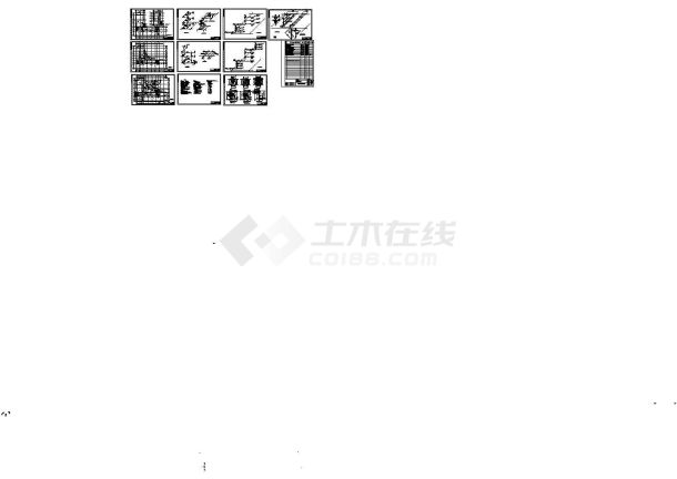 办公楼设计_上海某厂办公楼给排水消防施工图（绘图细致）-图一
