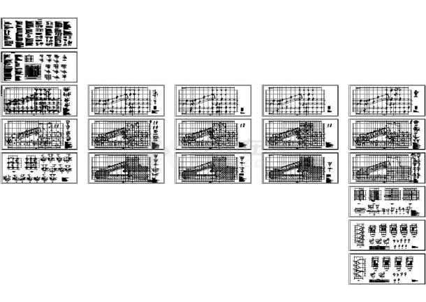 办公楼设计_框架结构办公楼结构施工图（四层桩基础），20张图纸-图一