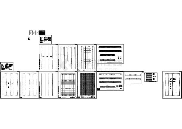 [高唐]某144.48x96.48米现代农业装备工业园单层货厢仓库建筑施工图-图一