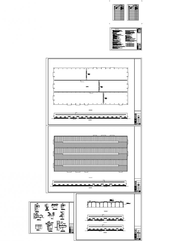 厂房设计_[江苏]某136x66米钢厂单层厂房建筑施工图_图1
