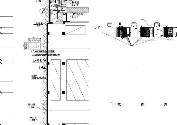 办公楼设计_东莞高层办公楼地下室低压配电系统图_图1