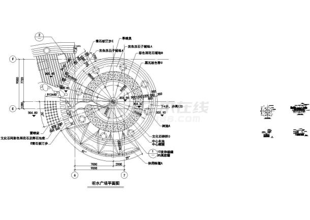 听水广场详细建筑布置参考图-图一