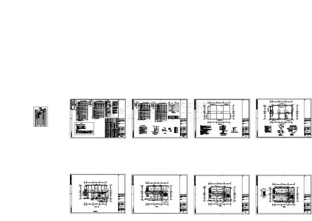 高级中学四层图书馆建筑电气施工图-图二