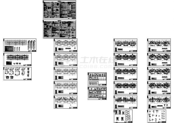 11层框剪住宅楼结构施工图（F座）CAD-图一