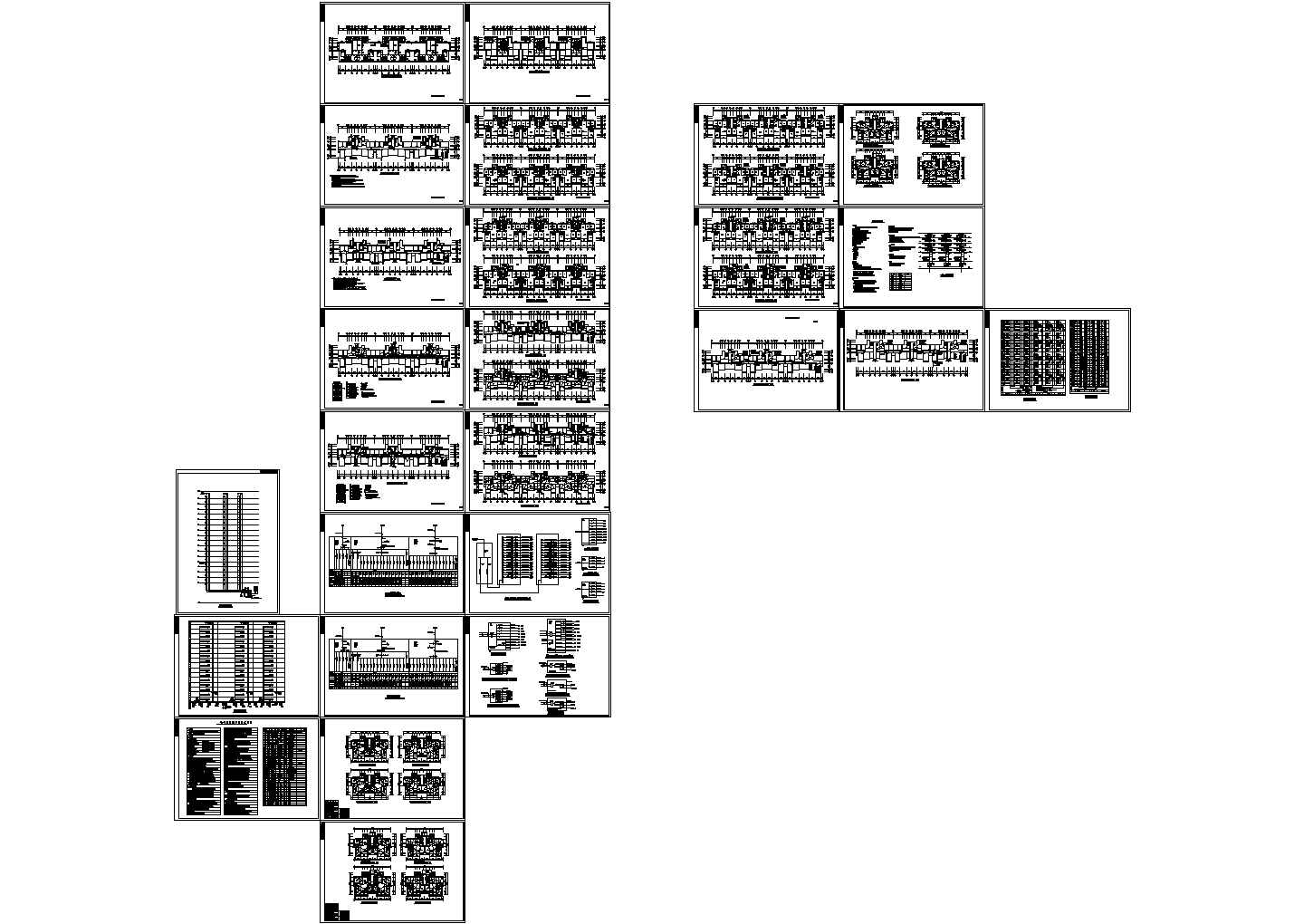 25层住宅的弱电设计全套系统图纸