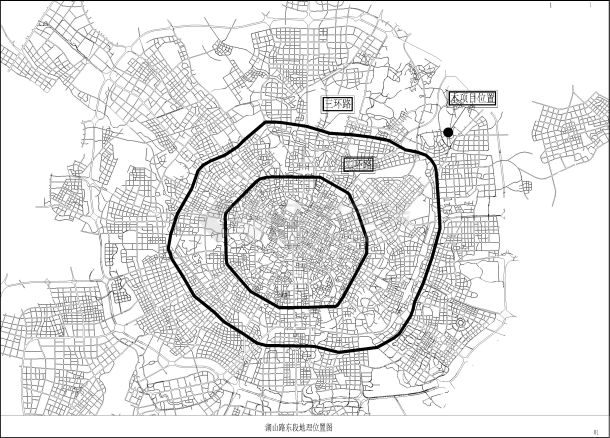 新建四车道城市次干路施工图设计-图一