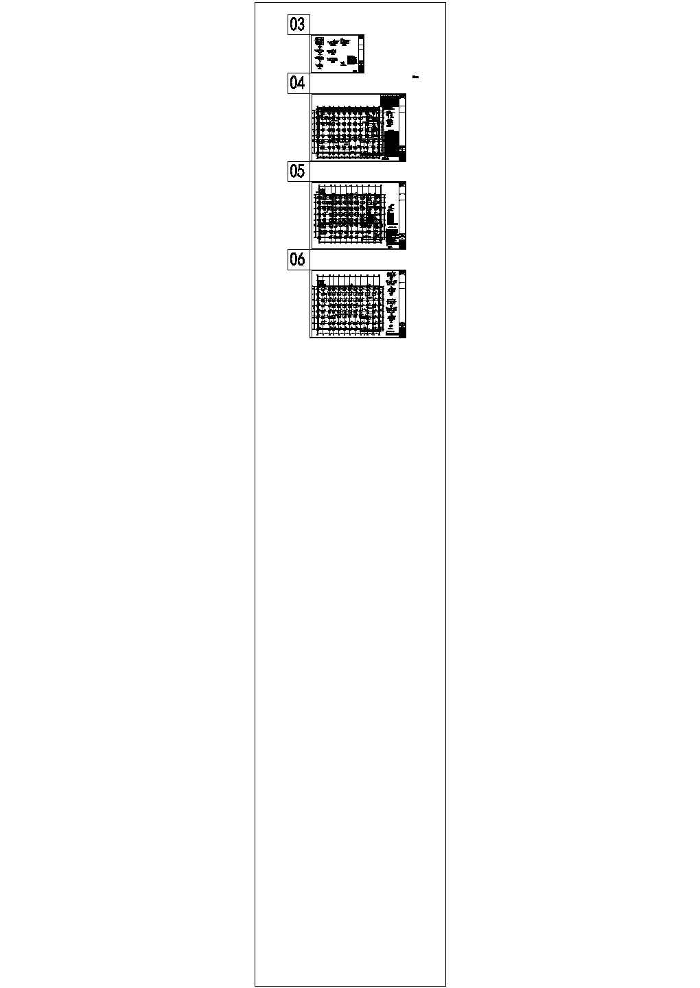 预制混凝土方桩承台-防水板基础施工CAD图