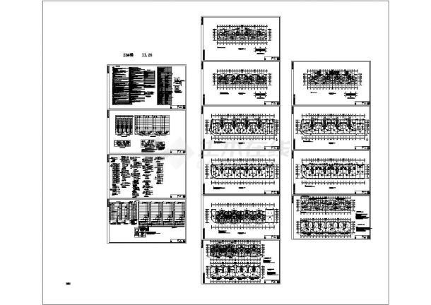 某地下一层地上十一层框架剪力墙结构底商住宅楼（主体高度33.95米，12856㎡）强弱电设计cad全套电气施工图（含设计说明）-图一