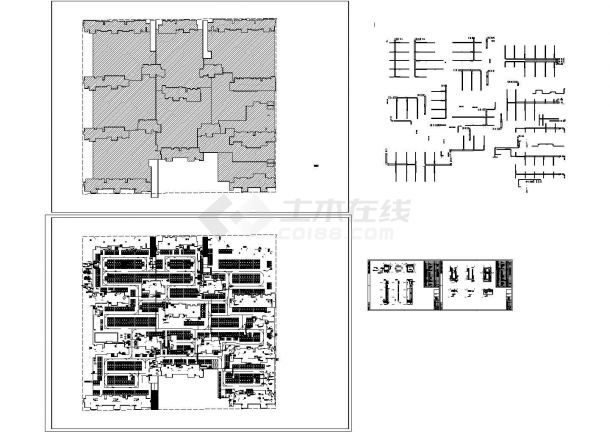 某高层框架结构住宅楼地下室配电设计cad全套施工图（含设计说明，含人防设计）-图一