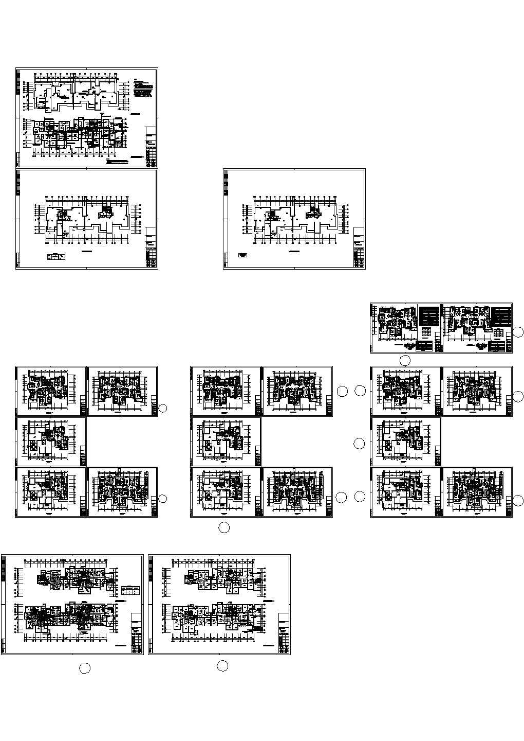 某地上十一层剪力墙结构住宅楼（总建筑面积7899）强弱电设计cad全套电气施工图（含设计说明）