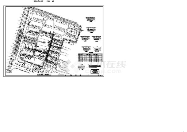 某小区室外采暖管网详细设计施工图-图一