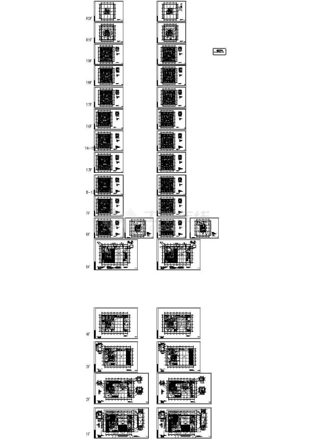 河北五星级酒店强弱电施工图纸（甲级设计院 106张）-图一