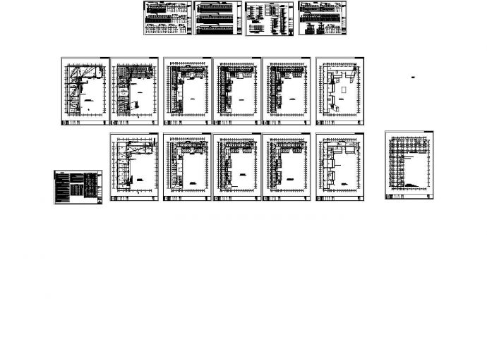 某六层宿舍楼电气施工CAD全套图纸_图1
