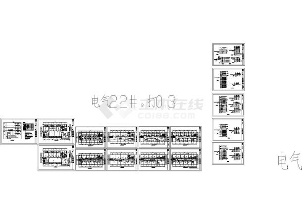 浙江假日酒店改造电气施工图-图一