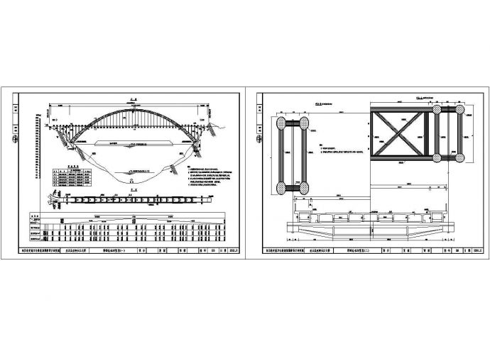 长江巫峡桥建筑设计CAD施工图_图1