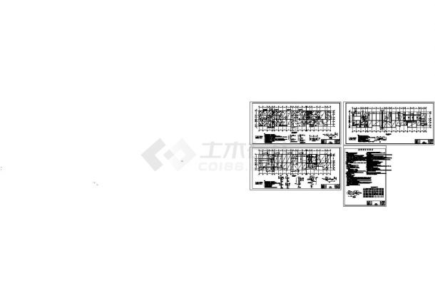 某十一层高层框架结构图纸CAD-图一