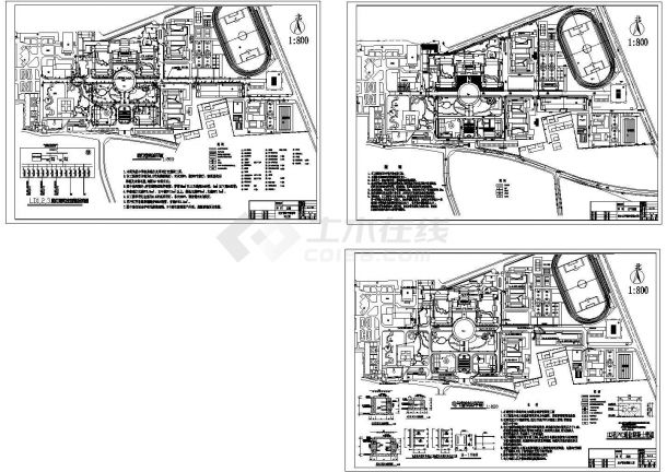 某中学室外建筑电气及附属工程竣工图-图二