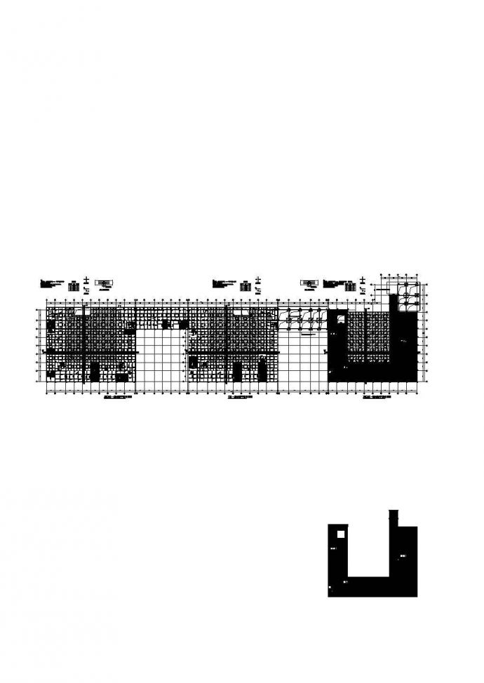 钢筋混凝土结构—自用办公楼结构cad设计施工图_图1
